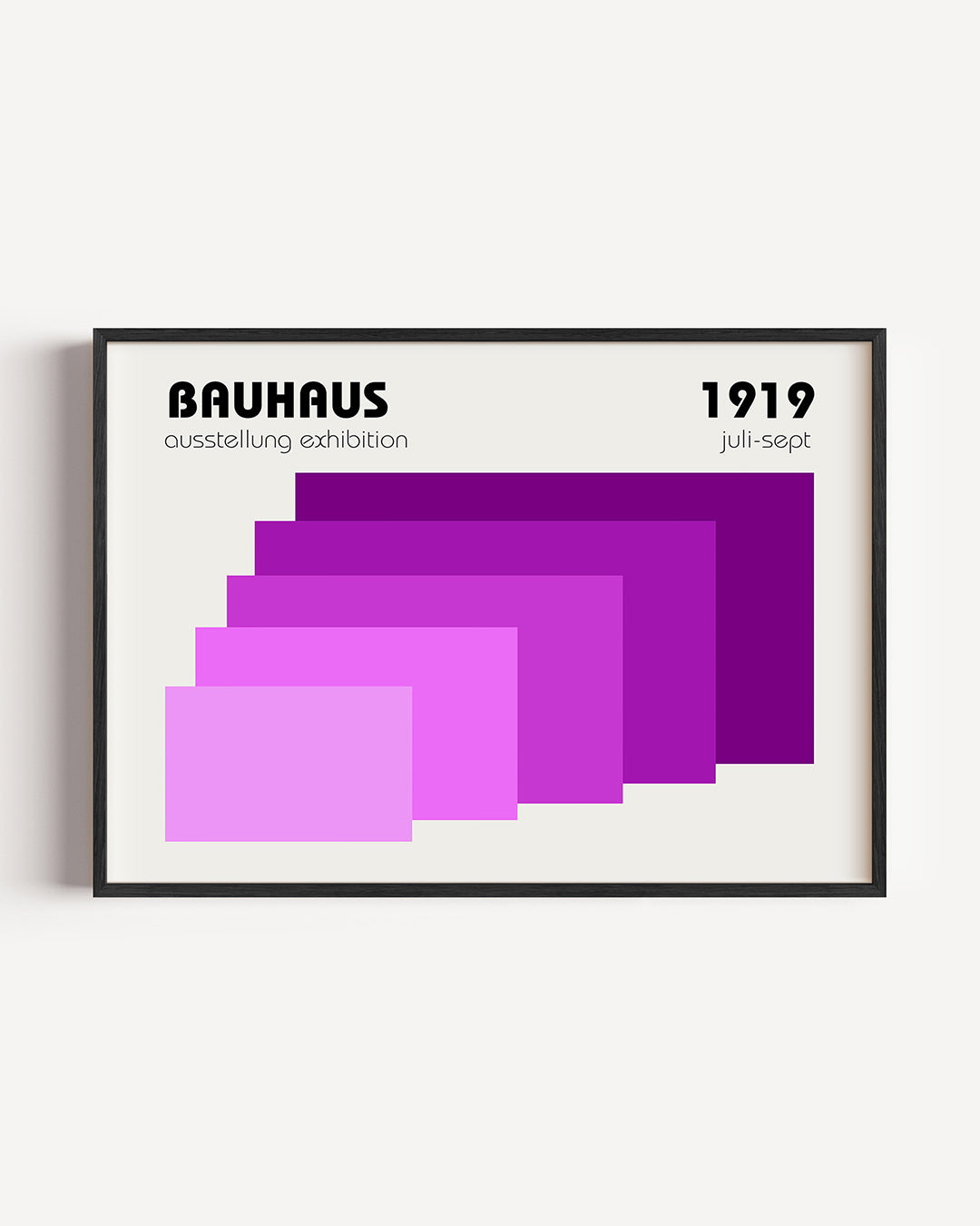 Vormritme en kleur Poster