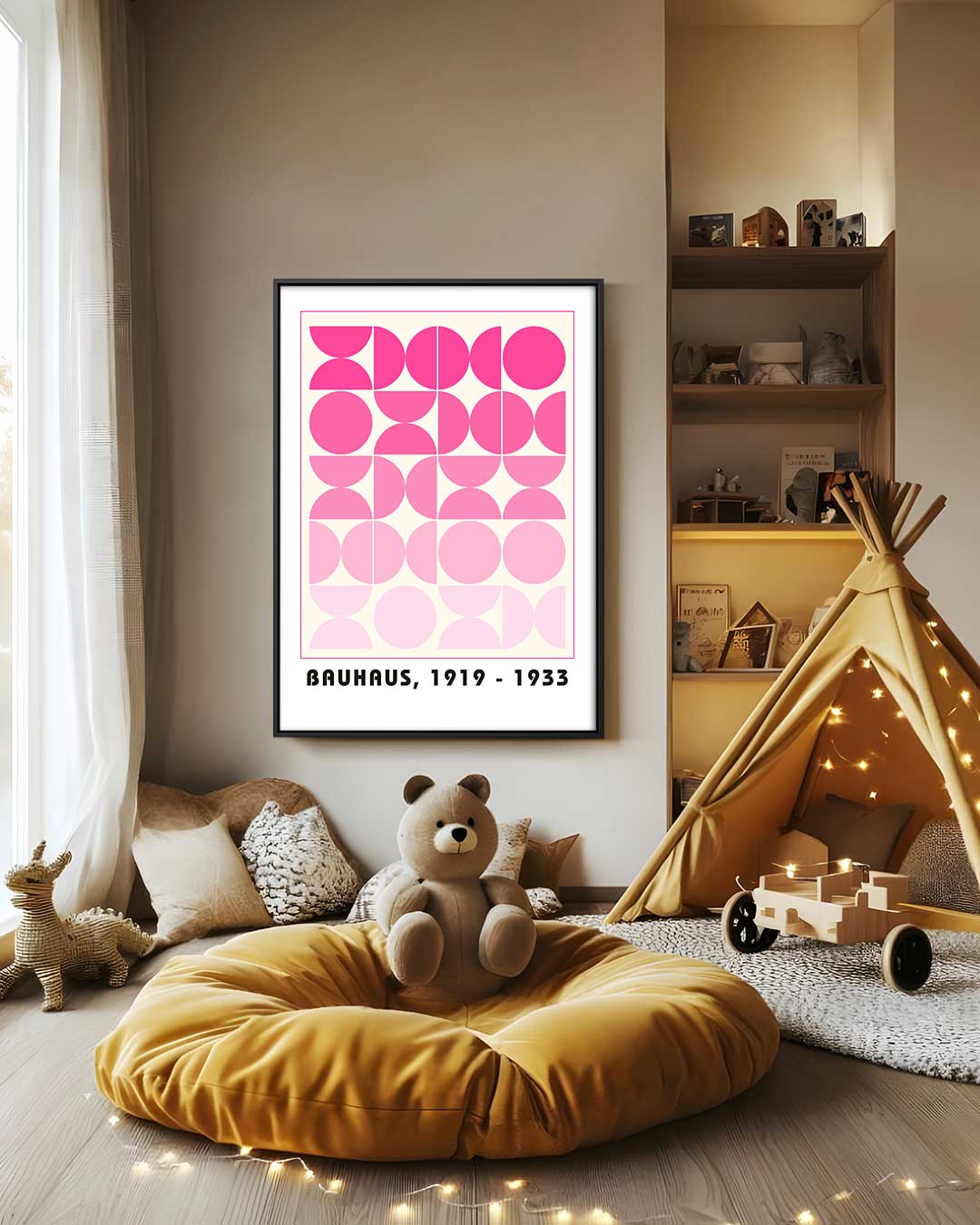 Bauhaus Geometrie Print Kunstwerk