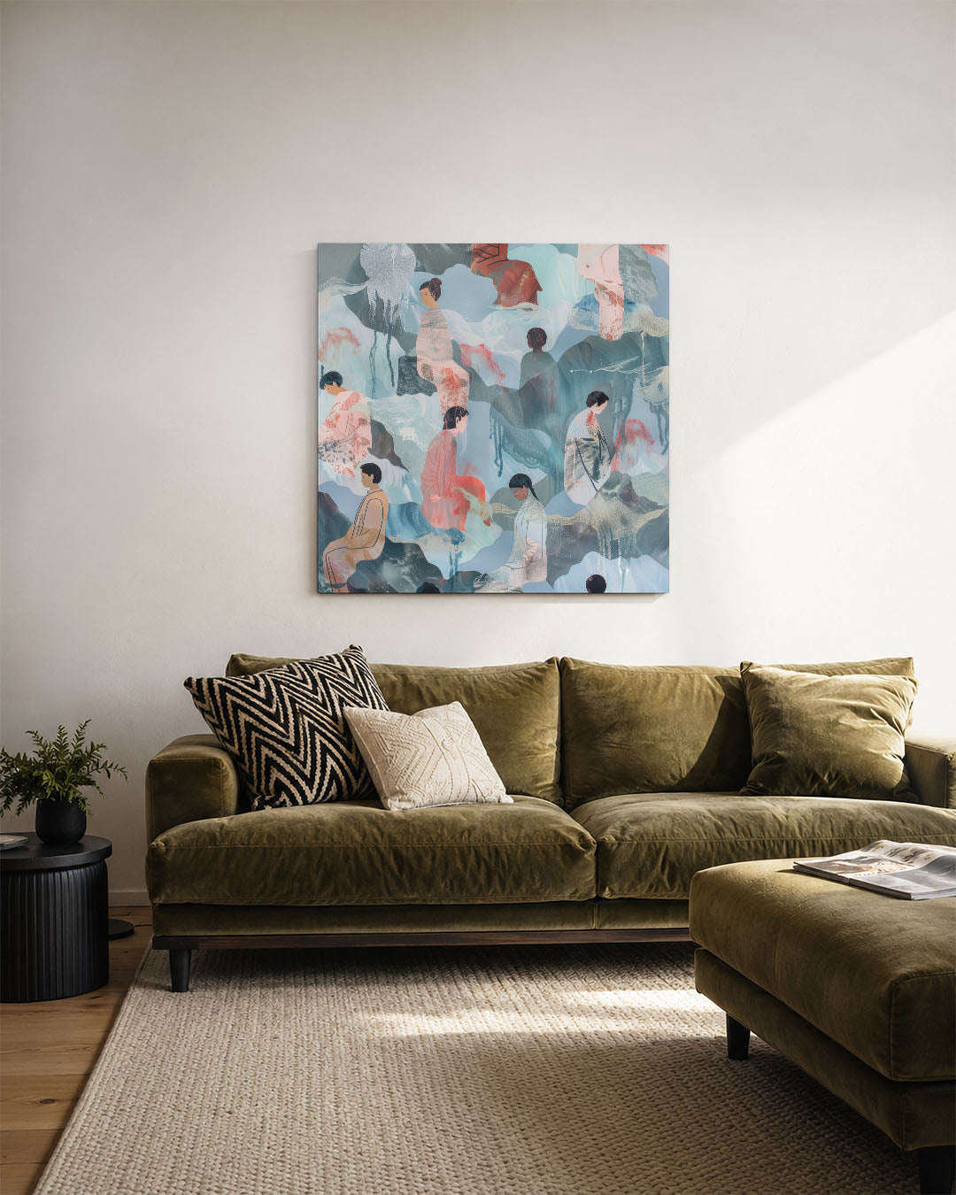 Dromerige figuren Kunstwerk
