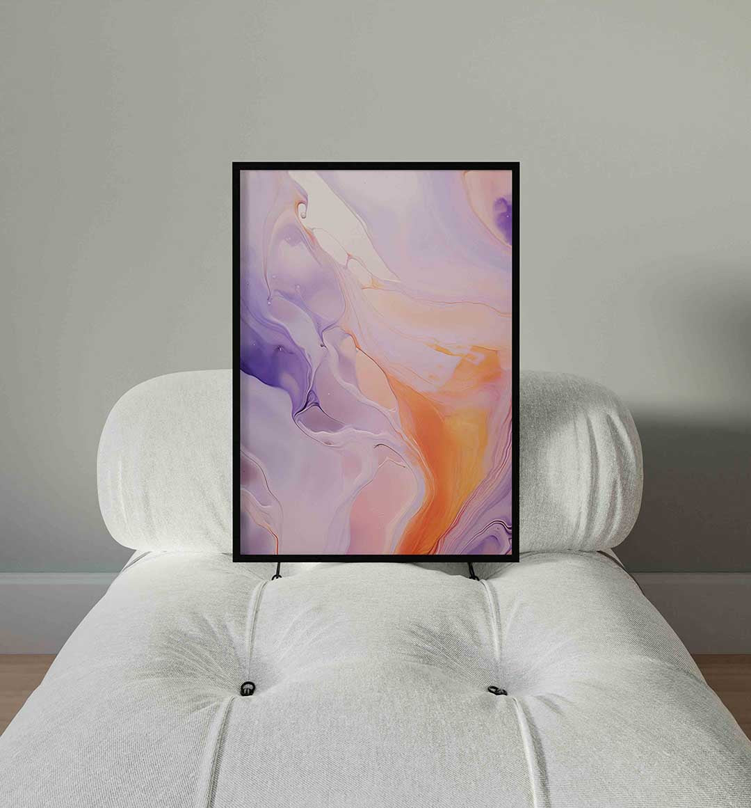 Vloeiende kleuren Poster