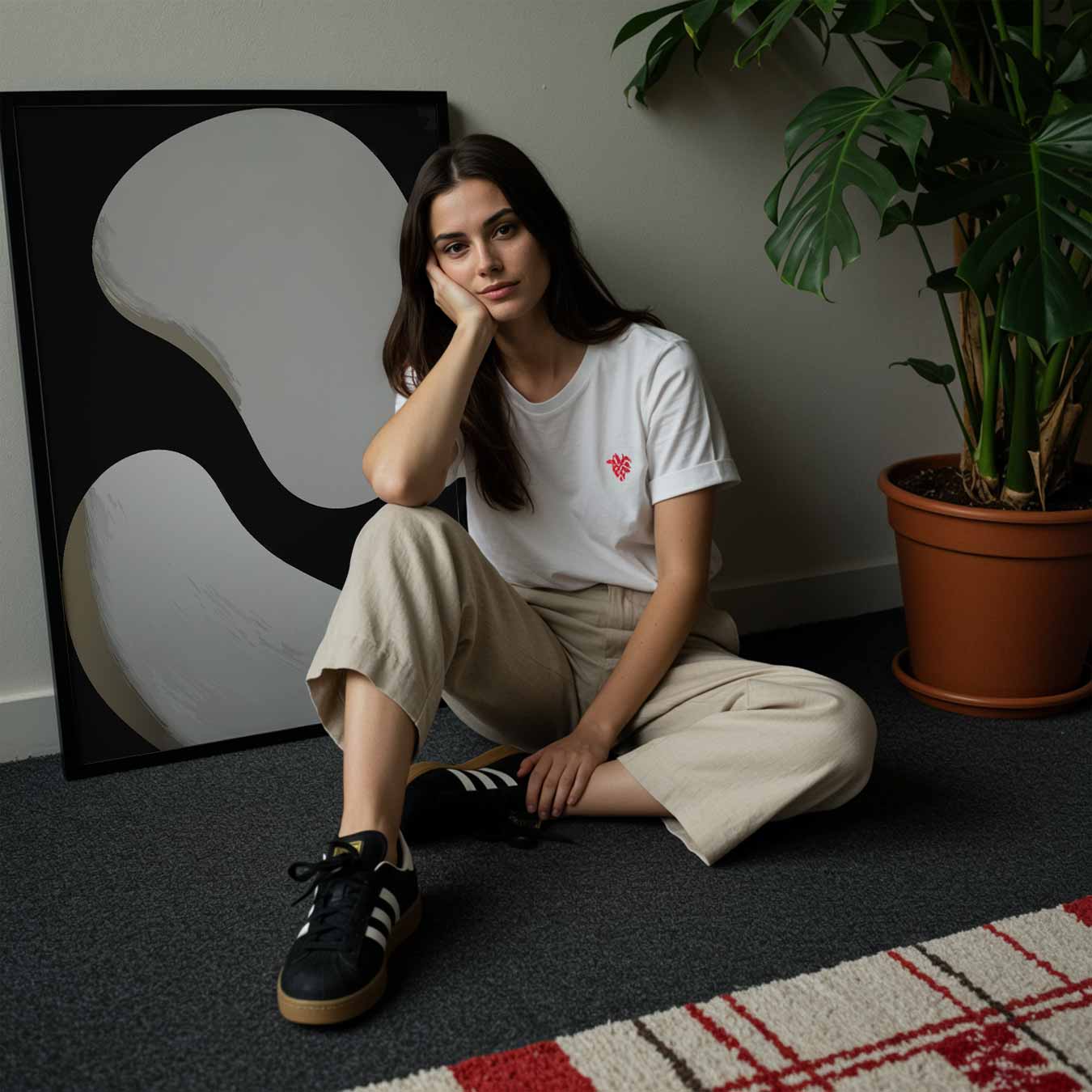 Yin Yang Minimalistische Poster-WallArtistic