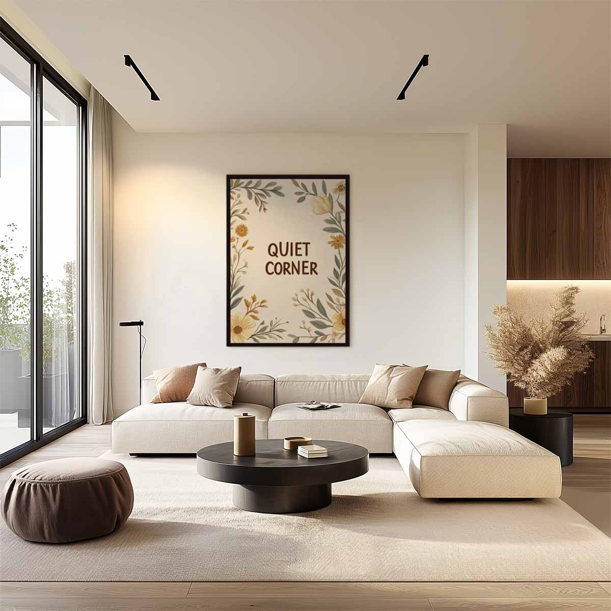 Bloemenhoekje Wandkunst Kunstwerk-canvas-dibond-plexiglas-wanddecoratie-WallArtistic