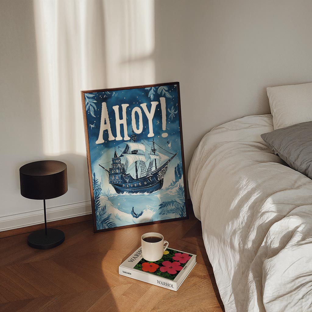 Avontuurlijke Ahoy! Poster-WallArtistic