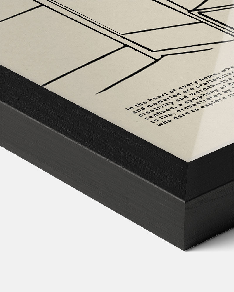 Minimalistische Keukenposters Poster-WallArtistic