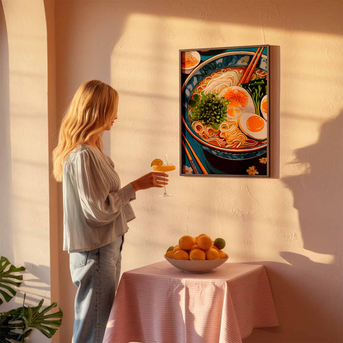 Kleurrijke Ramen Kunstposter