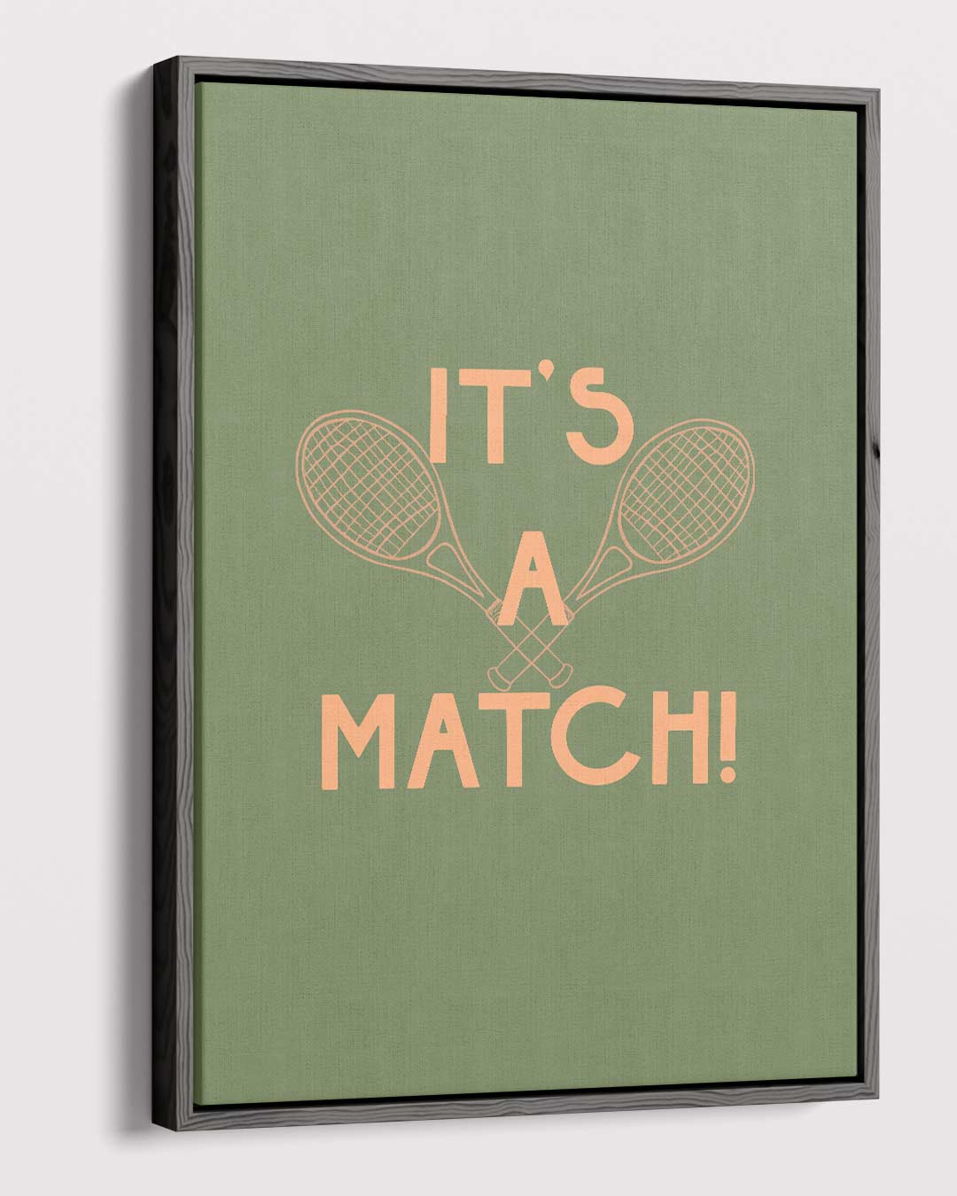 It's a Match Tennis Kunstwerk-canvas-dibond-plexiglas-wanddecoratie-WallArtistic
