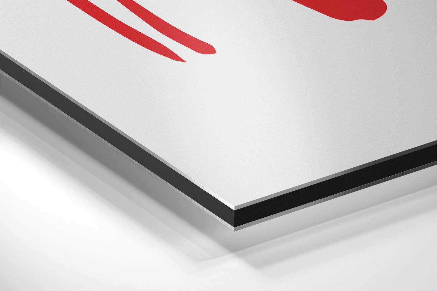 Dynamisch Rood Kunstwerk-canvas-dibond-plexiglas-wanddecoratie-WallArtistic