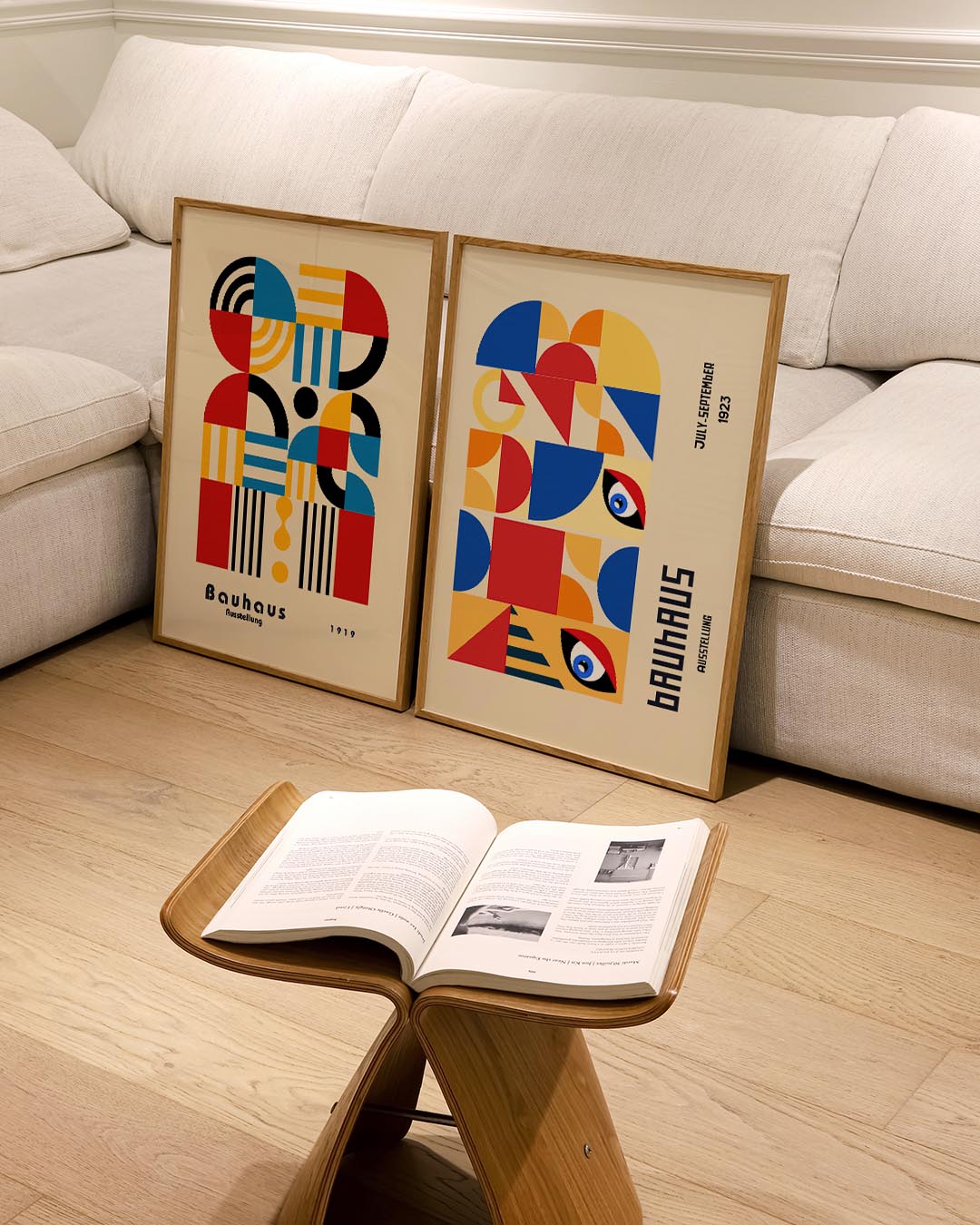 Vormen en kleurvlakken Posterset
