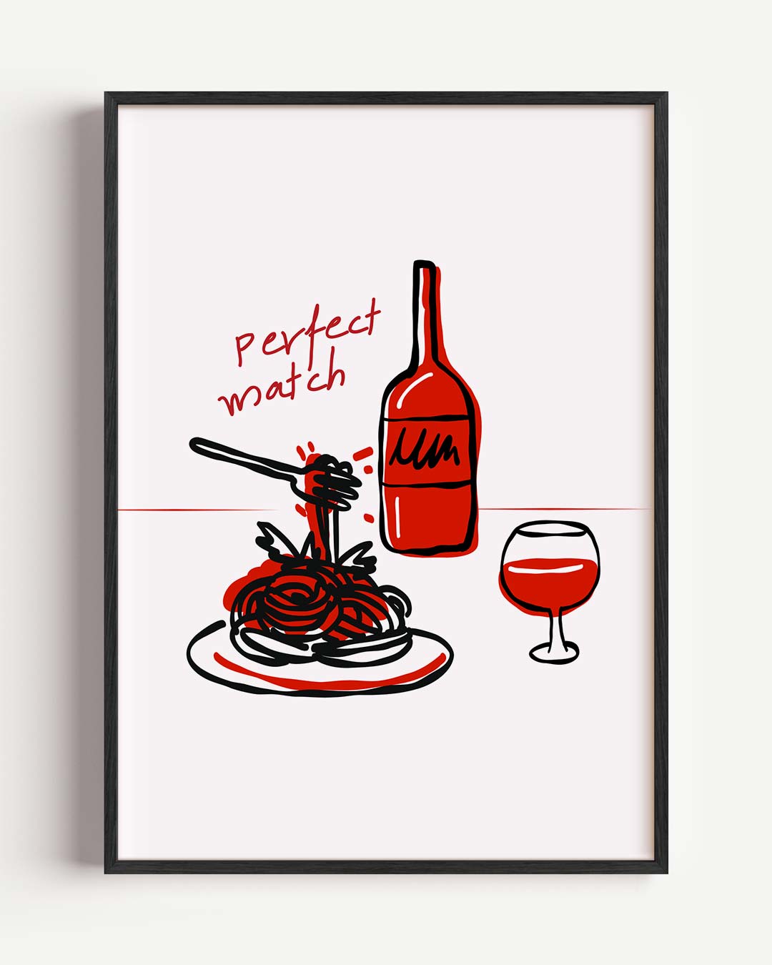 Perfect Match Poster-WallArtistic