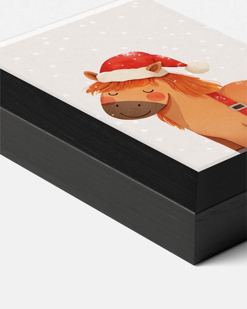 Kerst Pony Poster