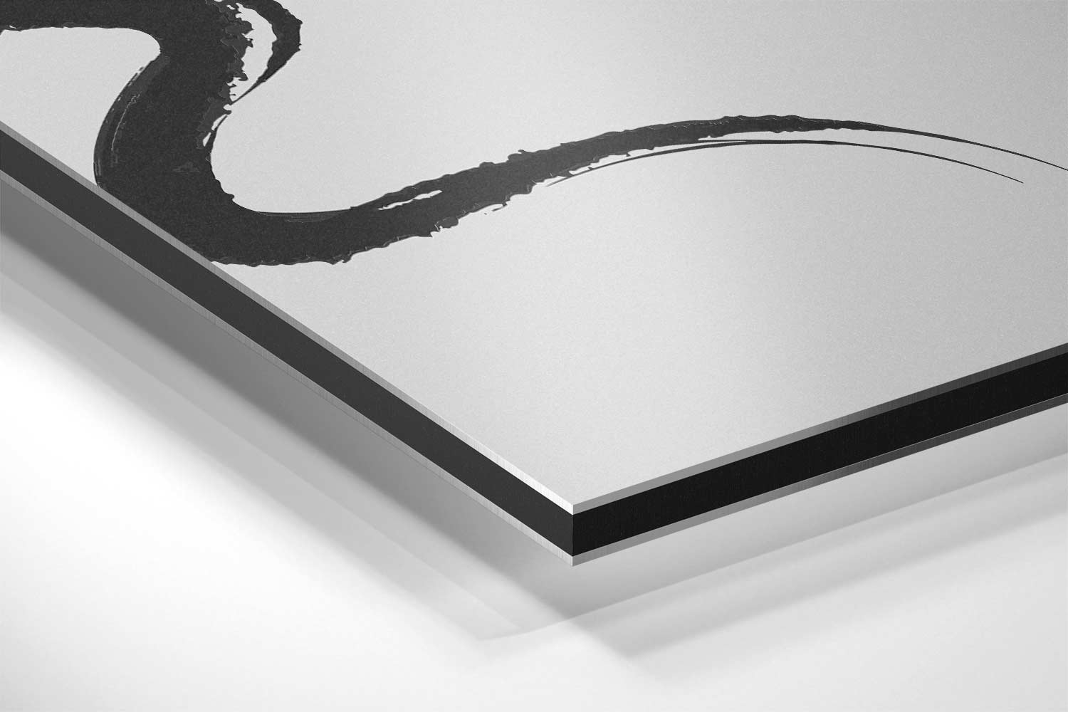 Dynamisch Drakenpatroon Kunstwerk-canvas-dibond-plexiglas-wanddecoratie-WallArtistic