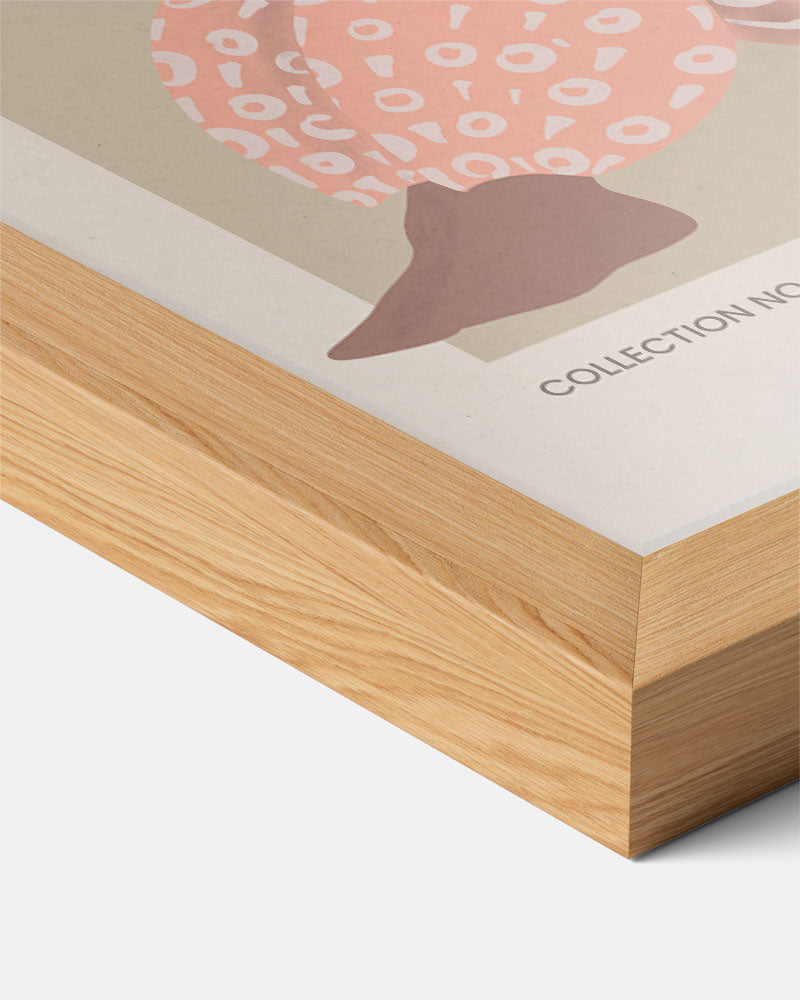 Abstracte Damesportret Poster-WallArtistic