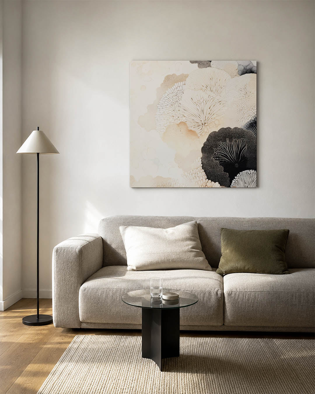 Organische patronen Kunstwerk