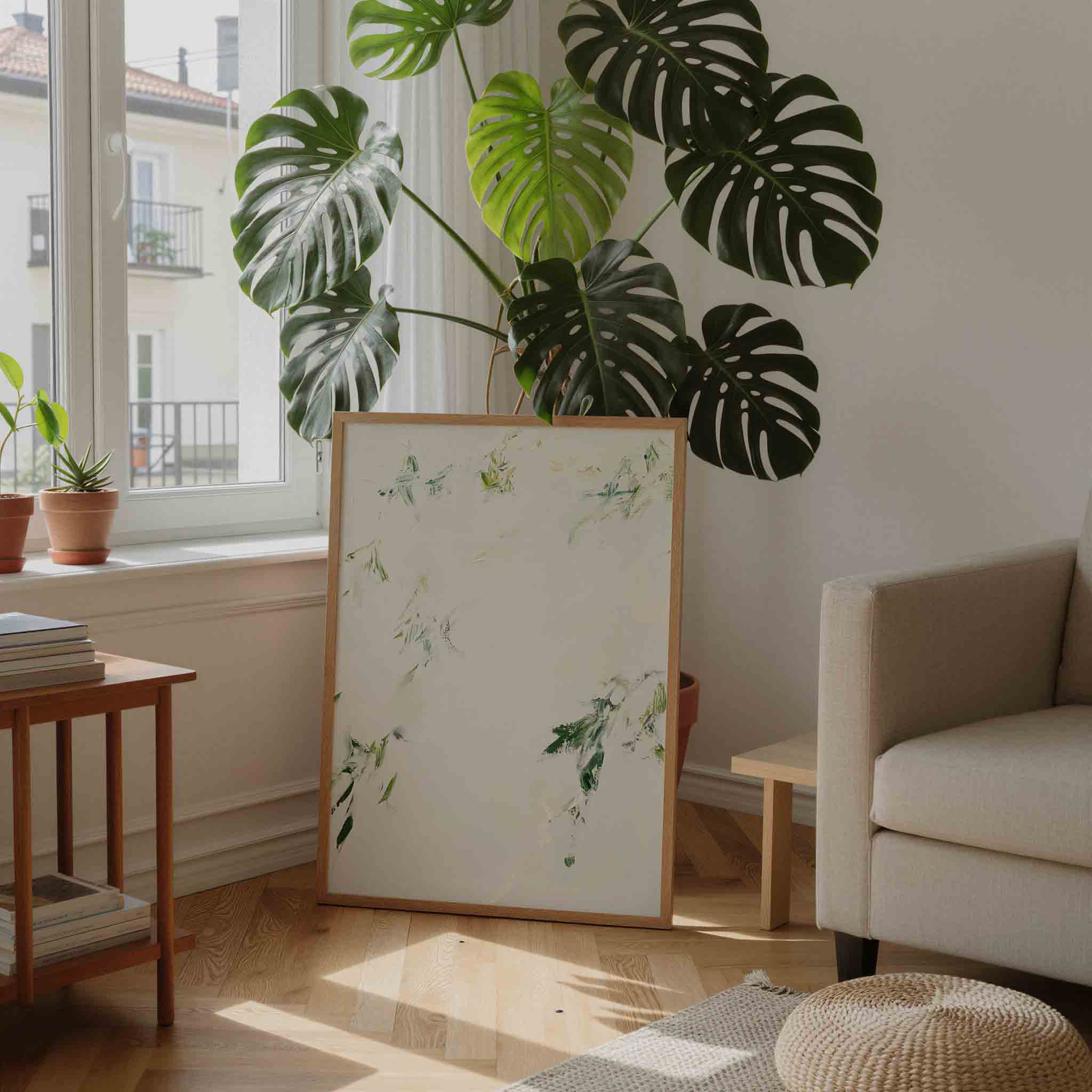 Groene bladeren Poster
