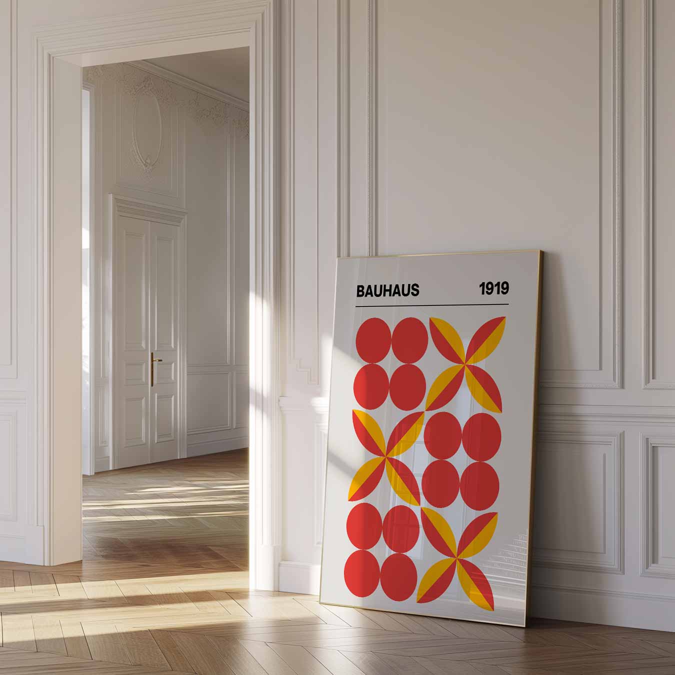 Retro Bauhaus Kunstposter