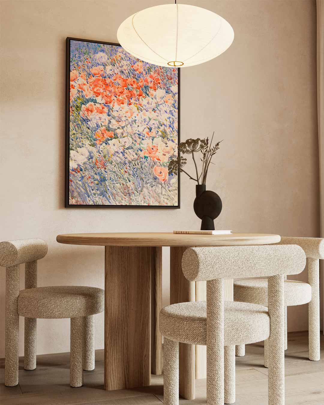 Bloemenweelde in de Natuur Kunstwerk-canvas-dibond-plexiglas-wanddecoratie-WallArtistic