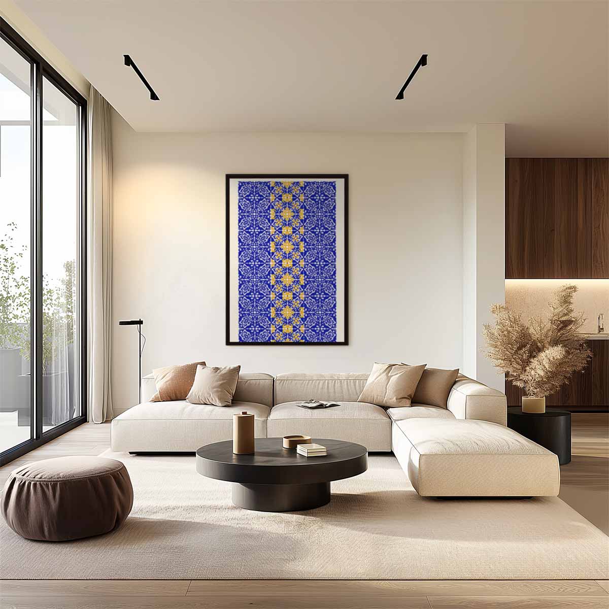 Klassieke Koninklijke Patronen Kunstwerk-canvas-dibond-plexiglas-wanddecoratie-WallArtistic
