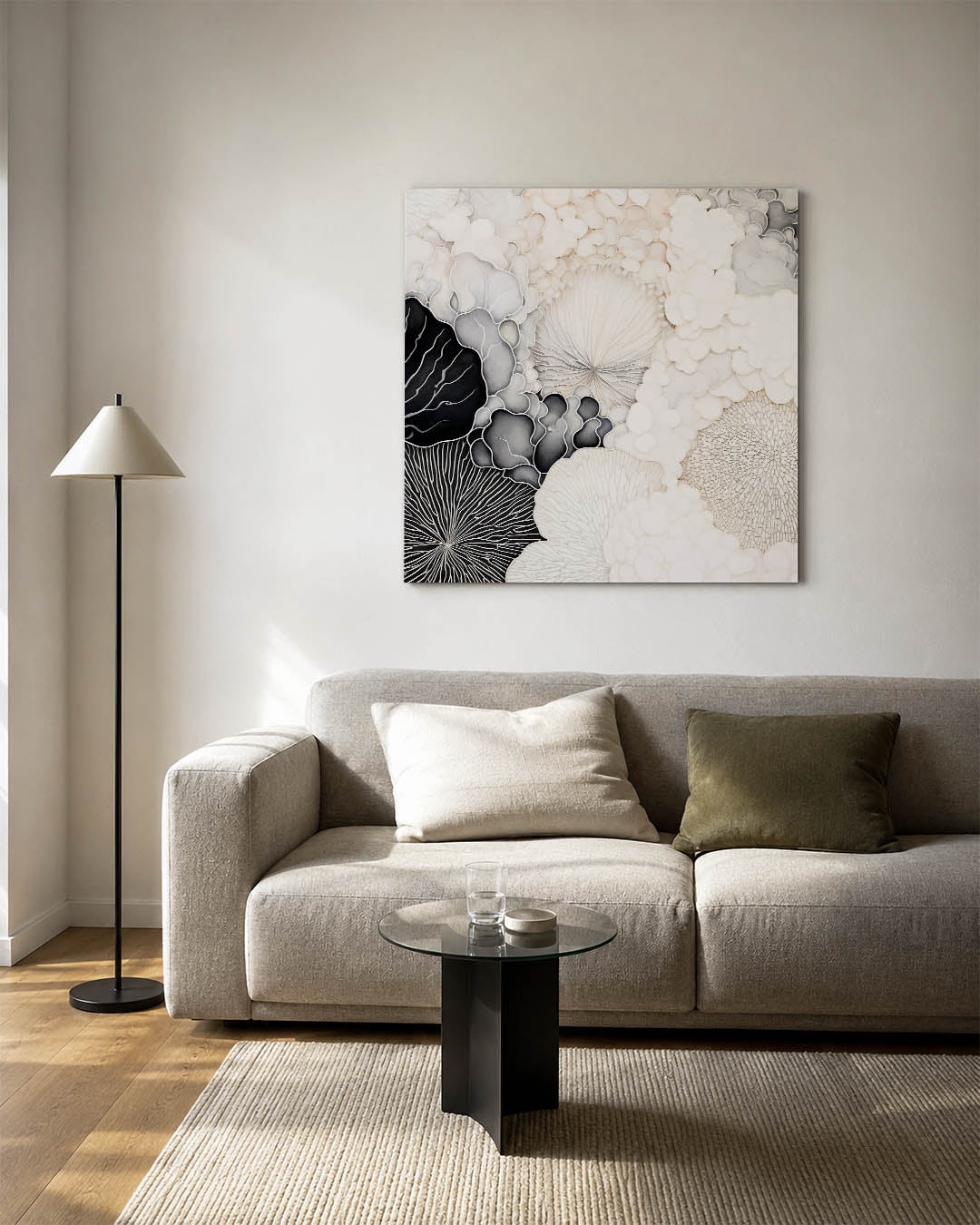 Organische patronen Kunstwerk