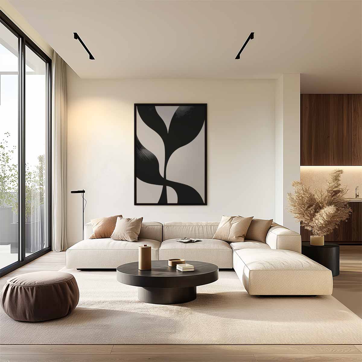 Minimalistische Elegantie Kunstwerk-canvas-dibond-plexiglas-wanddecoratie-WallArtistic