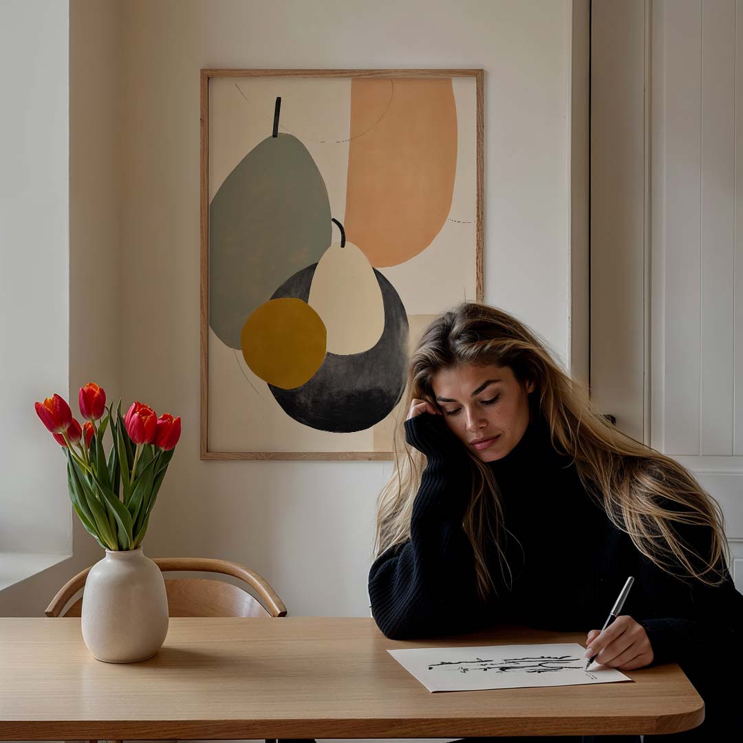 Moderne Abstracte Kunstposter-WallArtistic