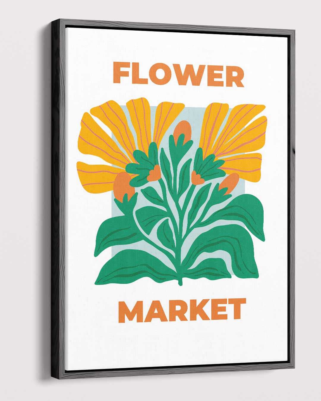 Bloemenmarkt Poster Kunstwerk-canvas-dibond-plexiglas-wanddecoratie-WallArtistic