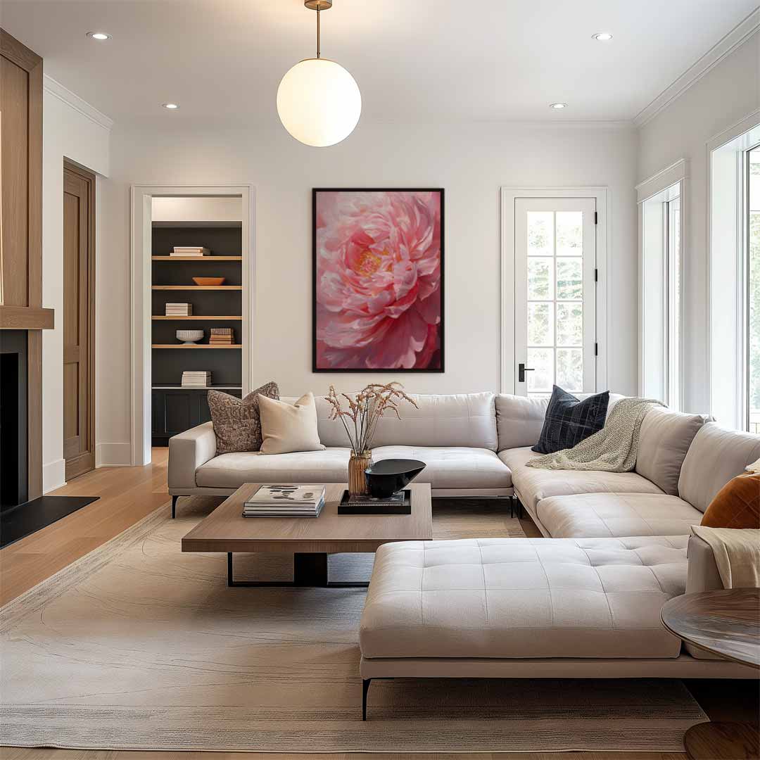 Bloeiende Elegantie Kunstwerk-canvas-dibond-plexiglas-wanddecoratie-WallArtistic