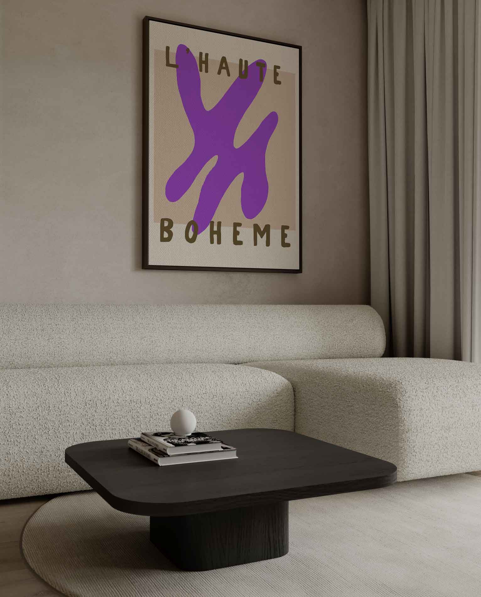 L'Haute Boheme Abstract Kunstwerk-canvas-dibond-plexiglas-wanddecoratie-WallArtistic