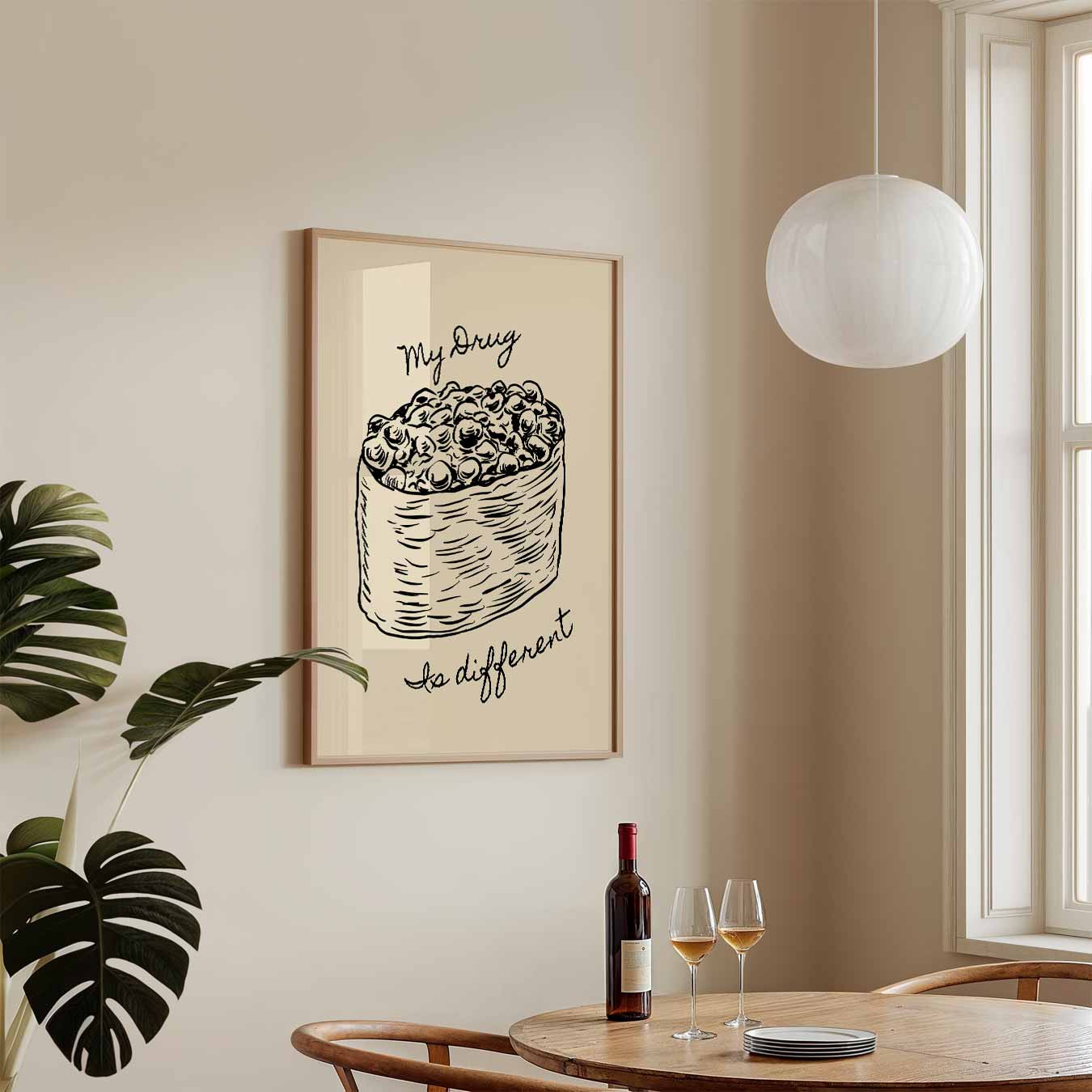 Speelse Snack Inspiratie Poster-WallArtistic