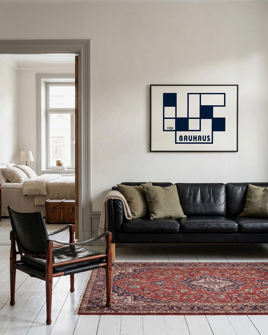 Vlakverdeling en lijnen Poster