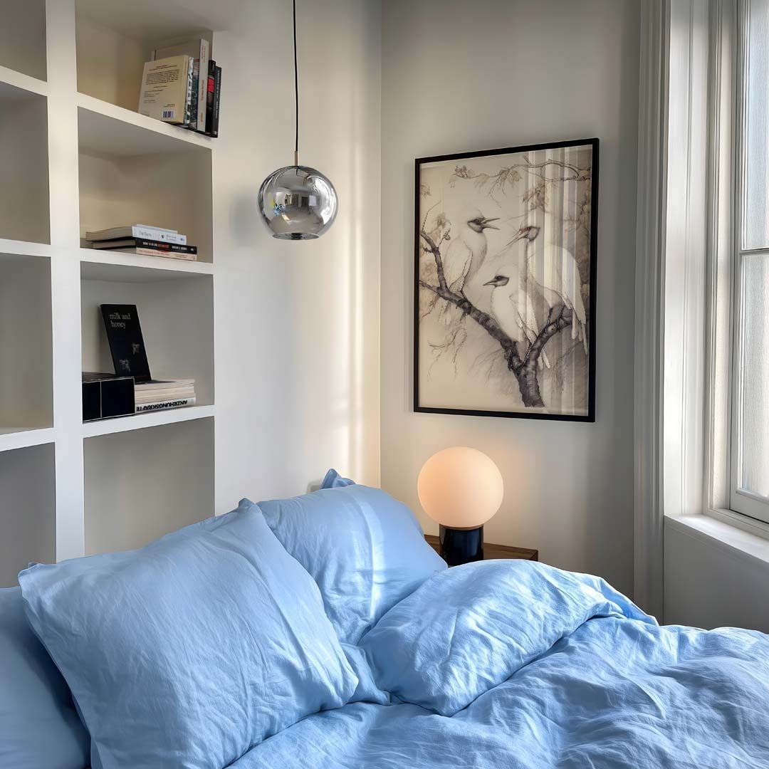 Elegante Vogel Illustratie Poster-WallArtistic