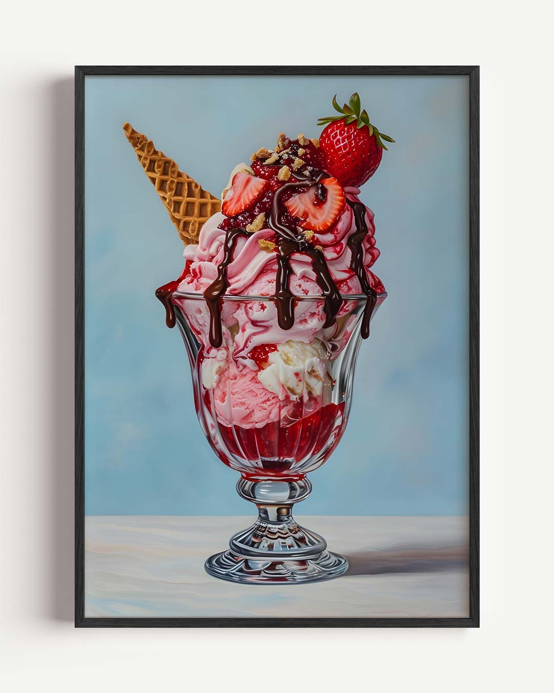 Zoete Verleiding IJscoupe Poster-WallArtistic