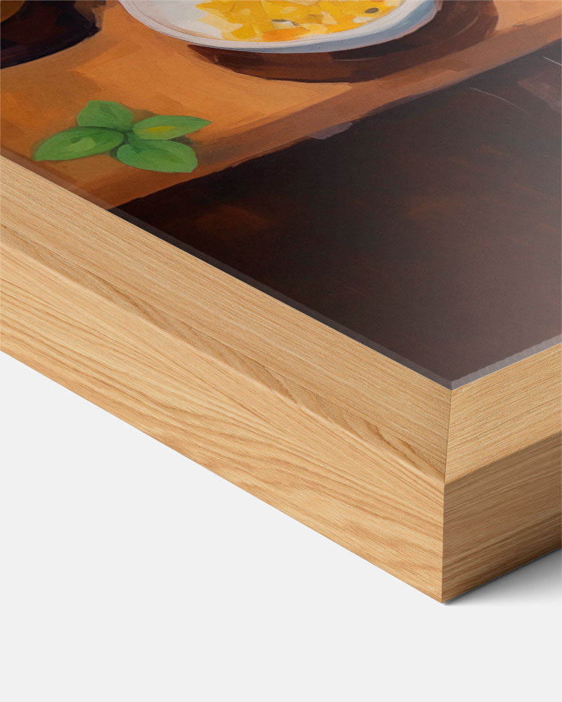 Mediterrane Vis op Tafelkunst Poster-WallArtistic