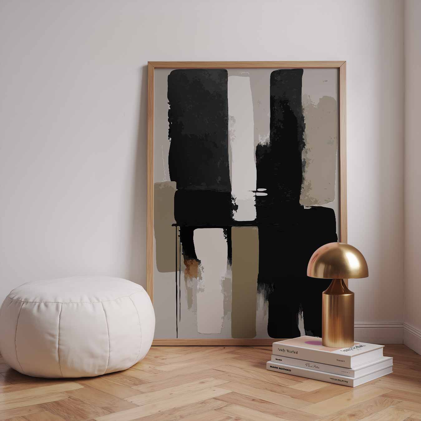 Moderne Abstracte Expressie Poster