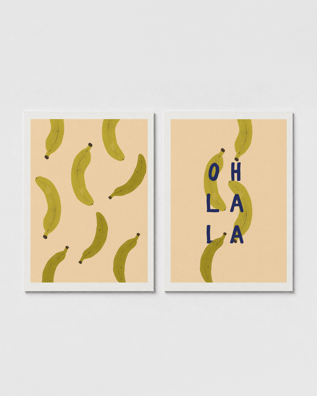 Speelse bananen Posterset
