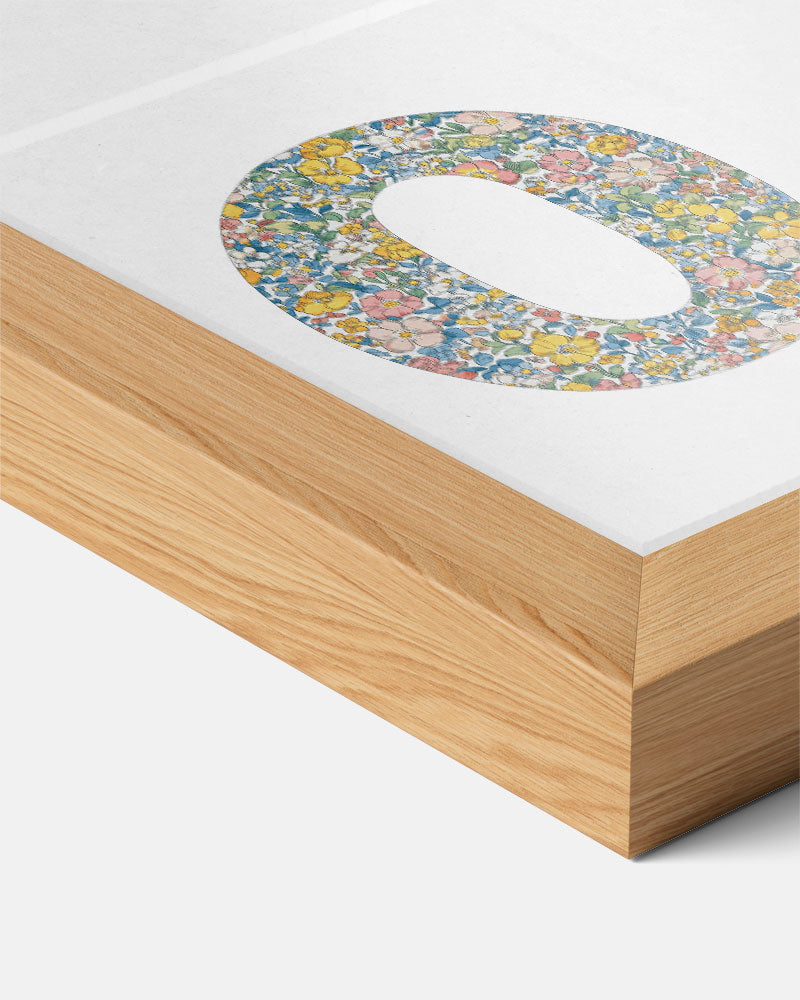 Bloemenpracht Letter O Poster