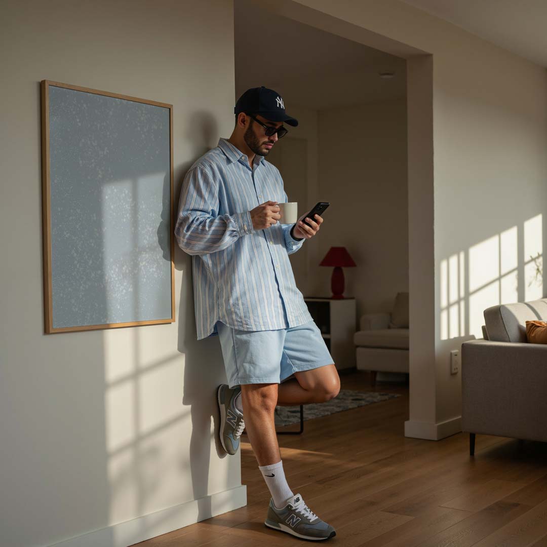 Dromerige Hemel Sneeuwvlokken Poster-WallArtistic