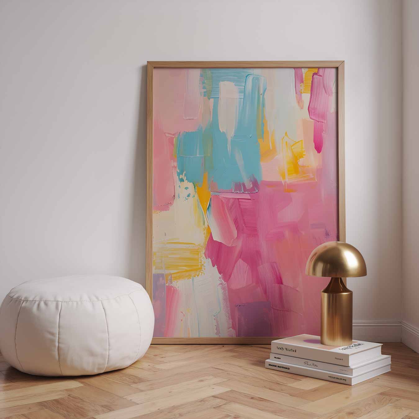 Kleurrijke Dromen Abstracte Poster-WallArtistic