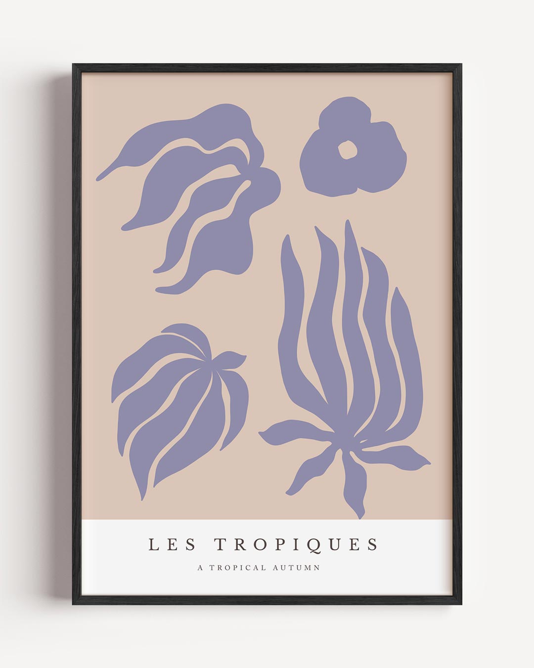 Les Tropiques Artistieke Bladeren Poster-WallArtistic