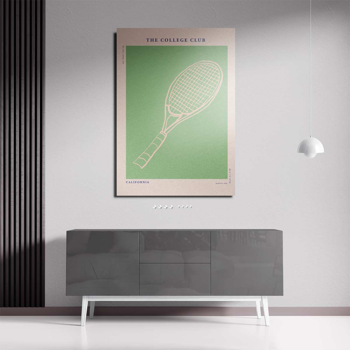 Tennis Club Poster