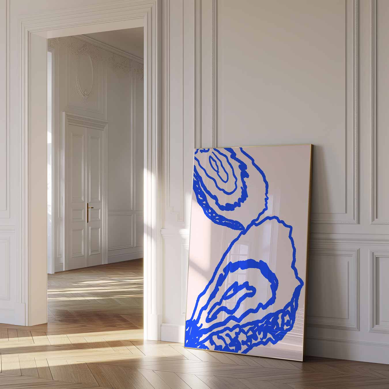 Elegante Oesterlijnen Poster