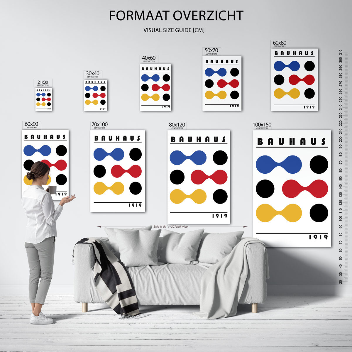 Vorm en kleur Poster