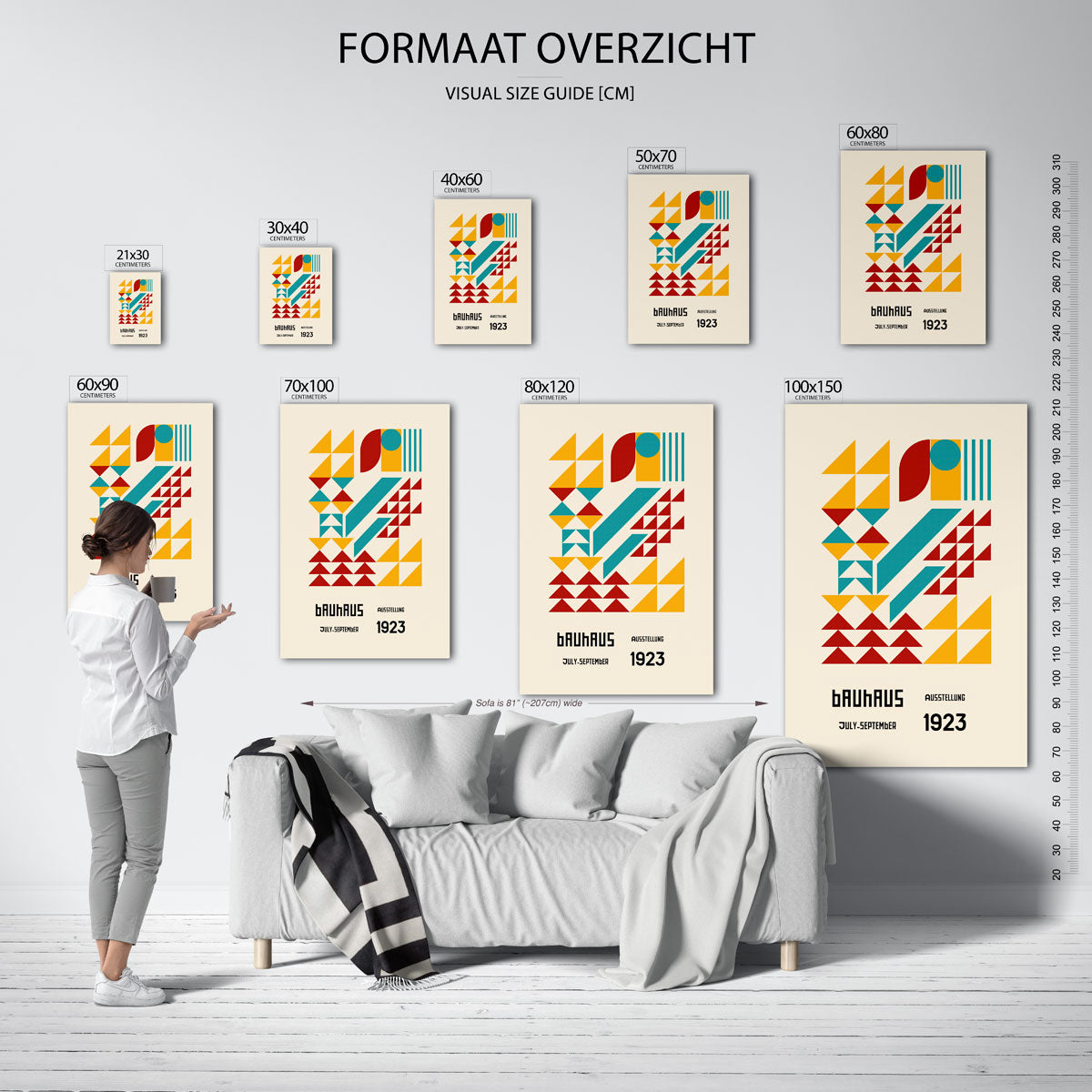Vormen en vlakken Poster