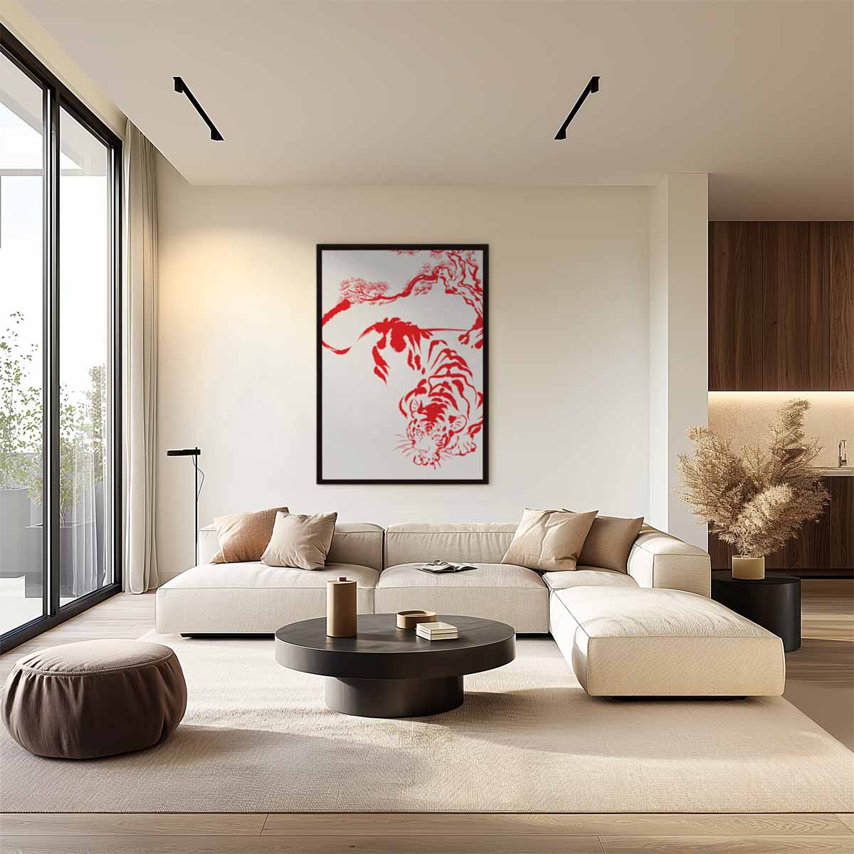 Abstract kunstwerk Kunstwerk-canvas-dibond-plexiglas-wanddecoratie-WallArtistic