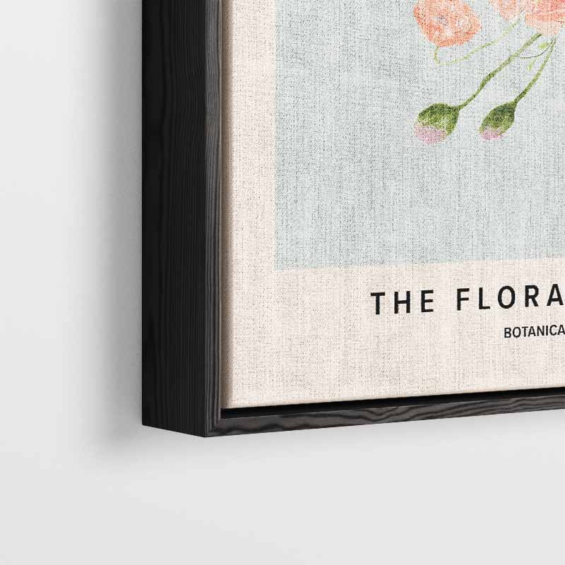 Bloemenweelde in Pastel Kunstwerk-canvas-dibond-plexiglas-wanddecoratie-WallArtistic
