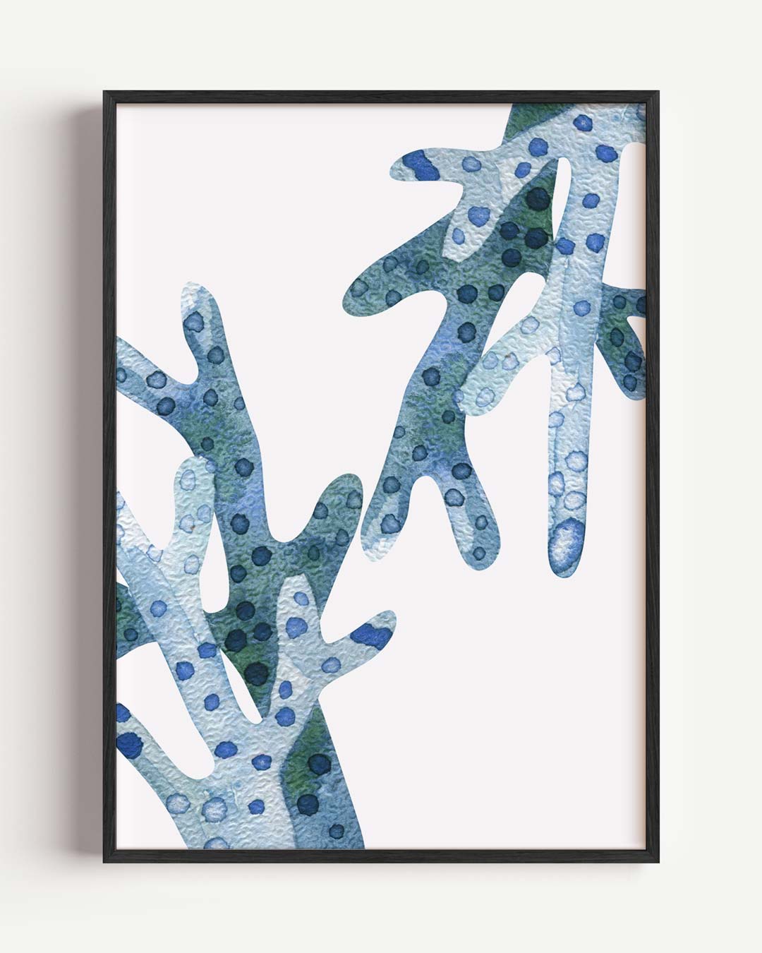 Blauwe Koraal Poster-WallArtistic