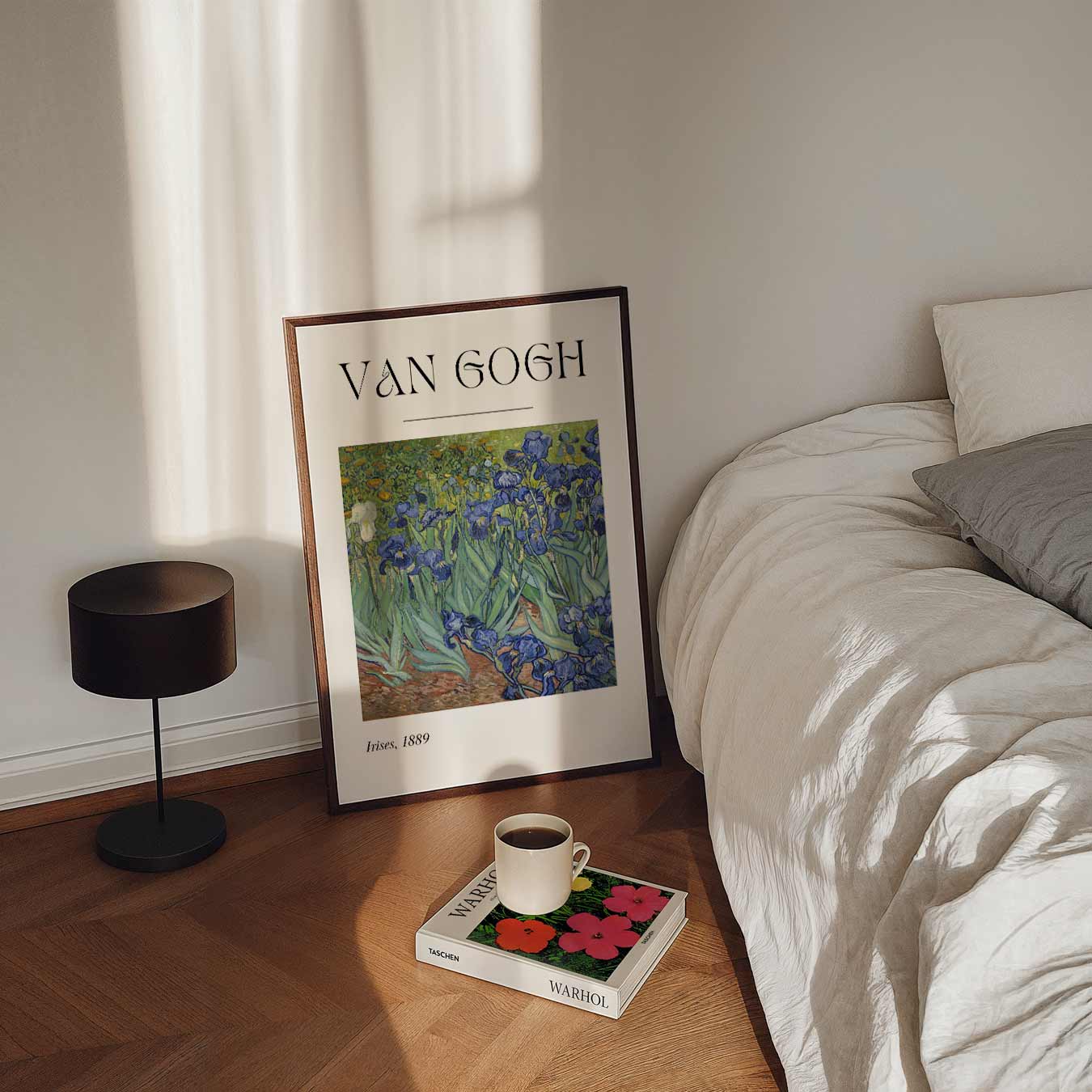Van Gogh Irissen Poster-WallArtistic