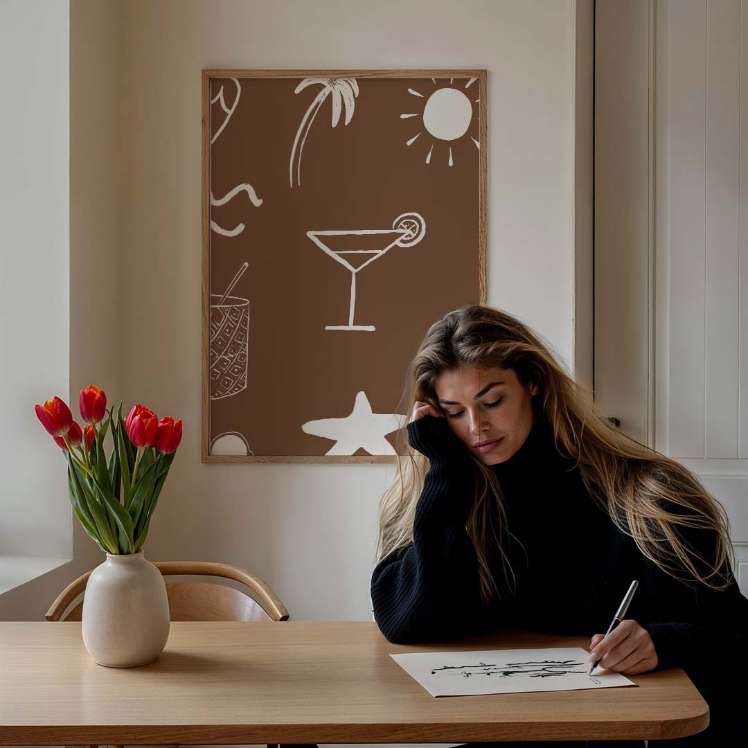 Zomerse Sfeer Poster-WallArtistic