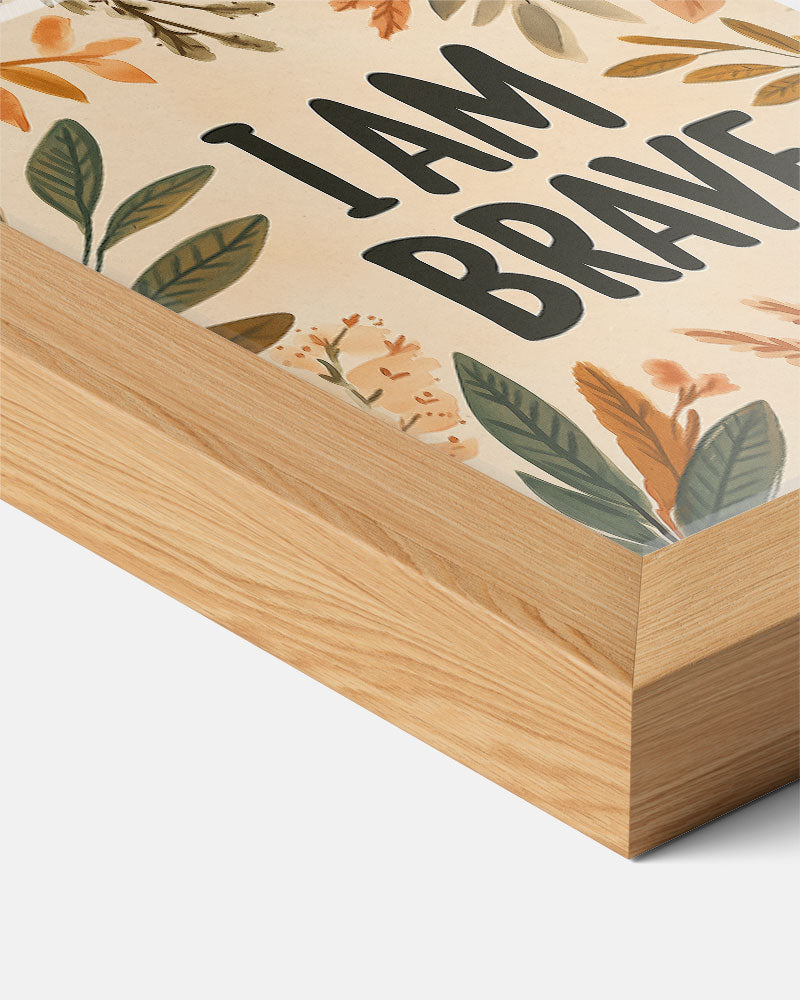 Dappere Quote Botanische Poster