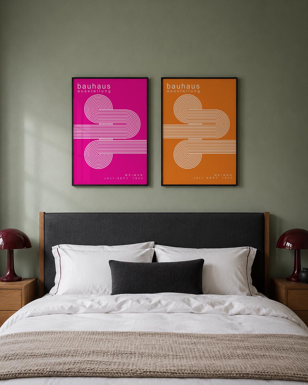 Lijnen en cirkelvormen Posterset