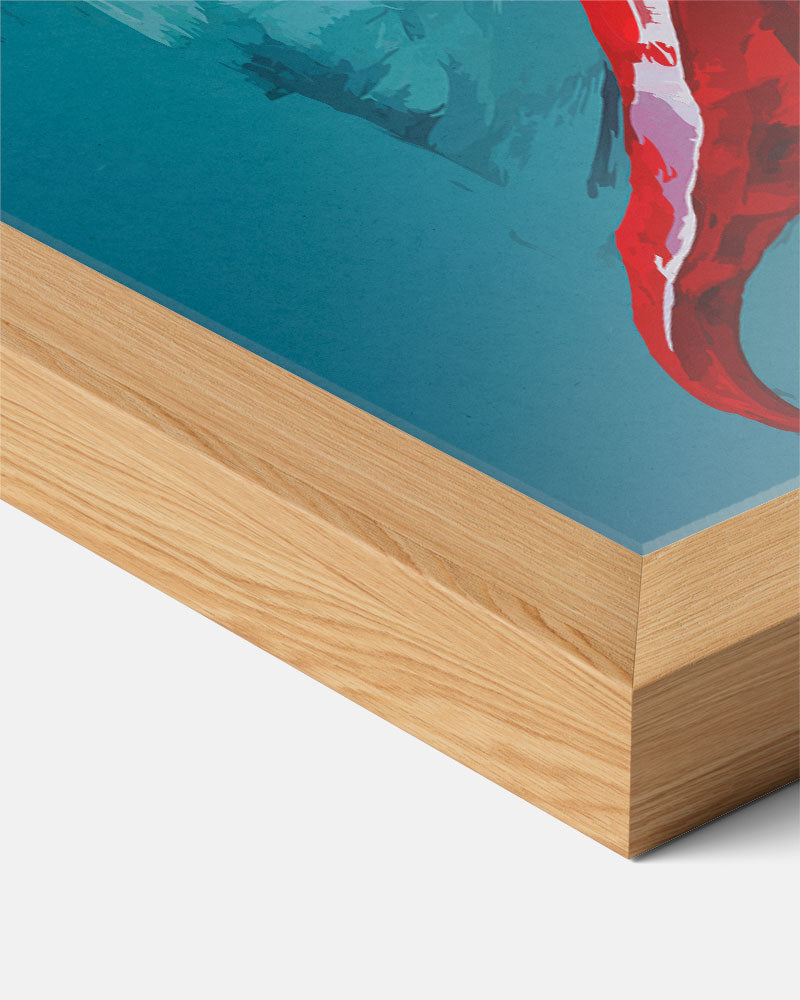 Spicy Red Peppers Poster
